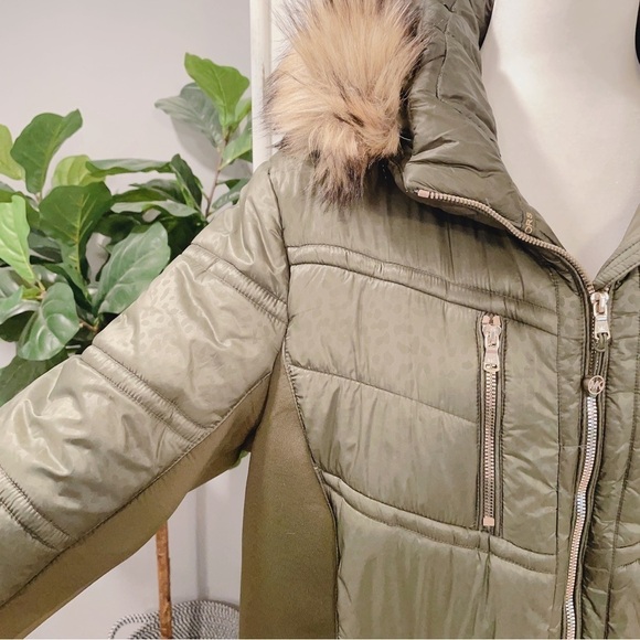 Michael Michael Kors Green Animal Print Jacket Size 3X - Picture 6 of 15